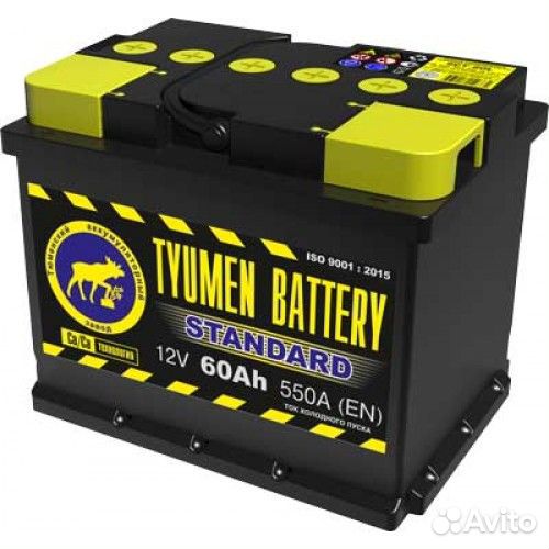 Аккумулятор 60 а/ч tyumen battery 550A