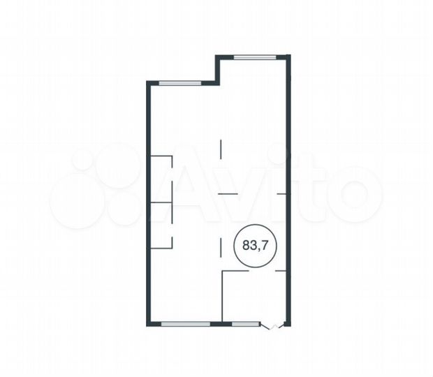 Свободного назначения, 83.7 м²