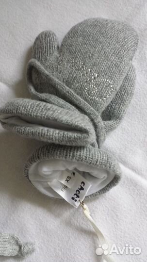 Шапка шлем Chobi, новый, размер XS 44-46 + варежки