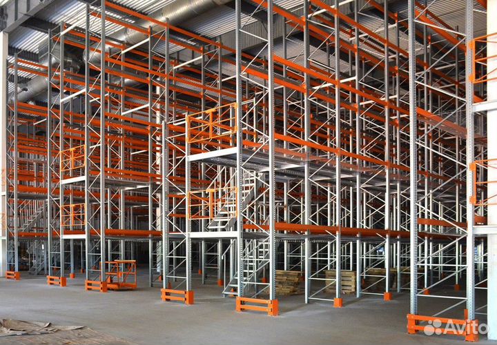 Монтаж стеллажей