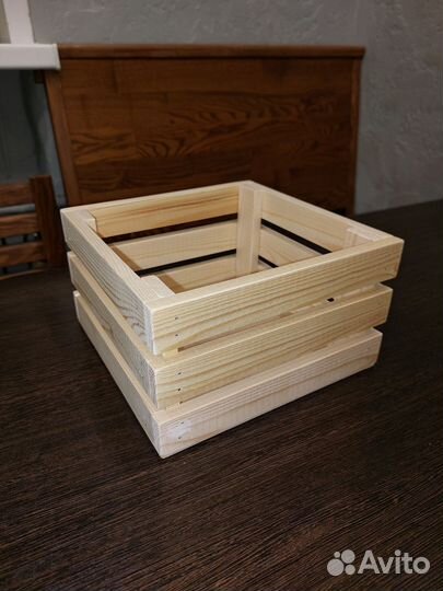 Ящик деревянный подарочный