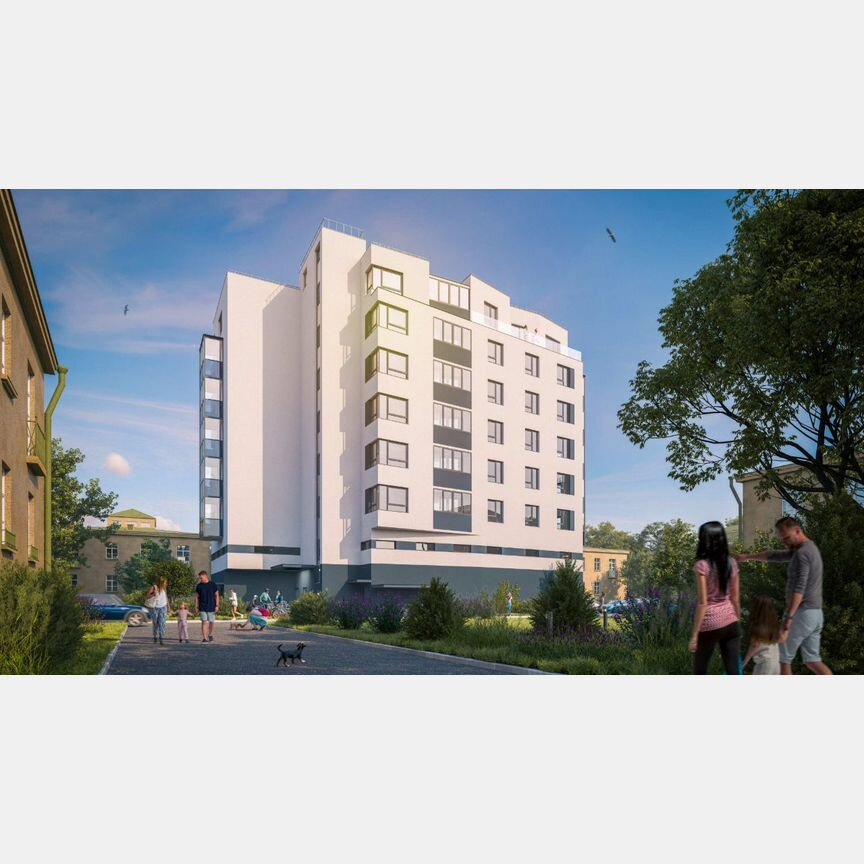 1-к. квартира, 61,9 м², 8/8 эт.