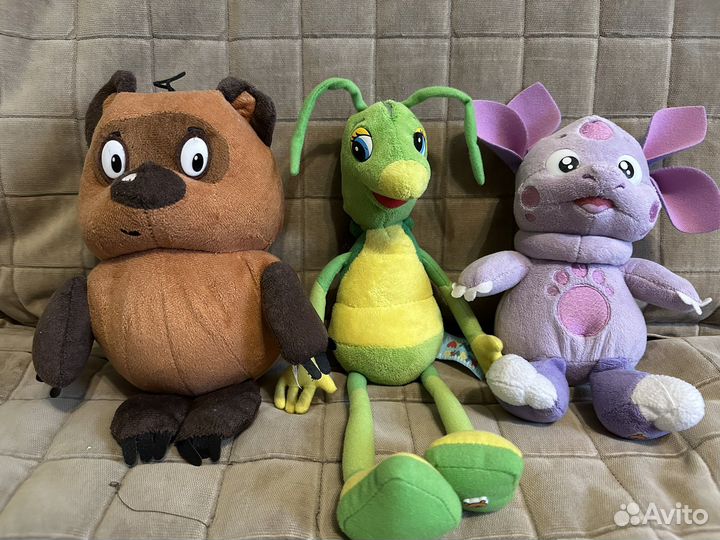 Лунтик, Кузя и Винни пух