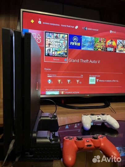 Sony playstation PS4 pro с играми