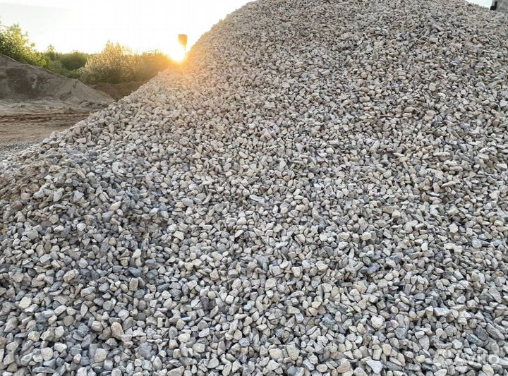 Щебень, песок, чернозем