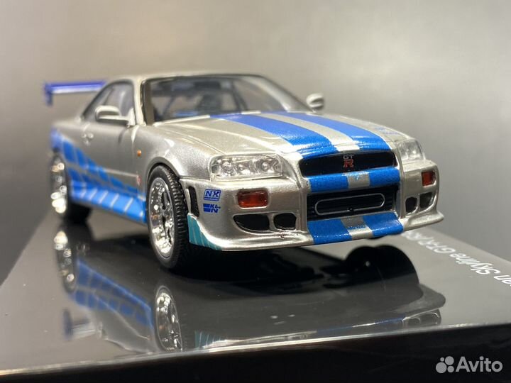 Nissan Skyline GT-R R34 Fast & Furious Форсаж 1 43