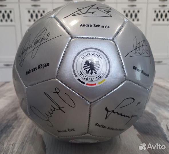 Мяч сборная Германии 2010 2015 г с автографами