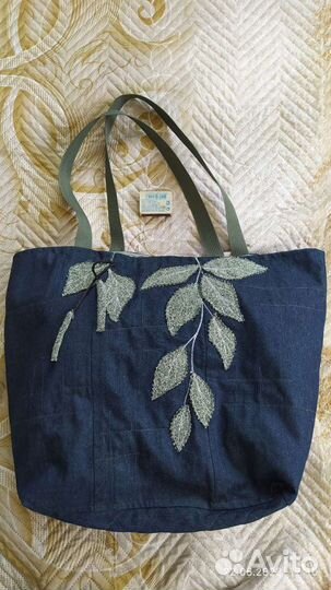Сумка джинсовая