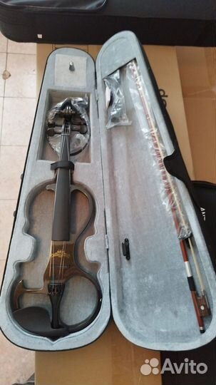 Электроскрипка antonio lavazza EVL-04 BK 4/4 чёрн