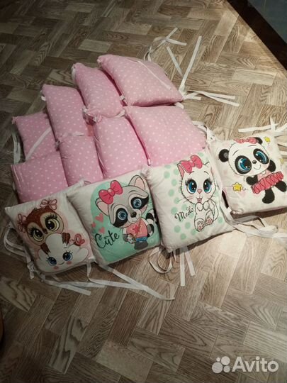 Бортики в кроватку