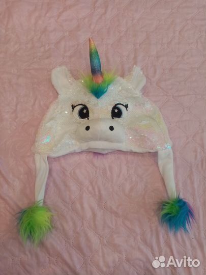 Шапка единорог на 7 лет