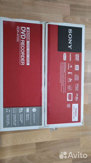 Dvd recorder Sony RDR-AT200,новый