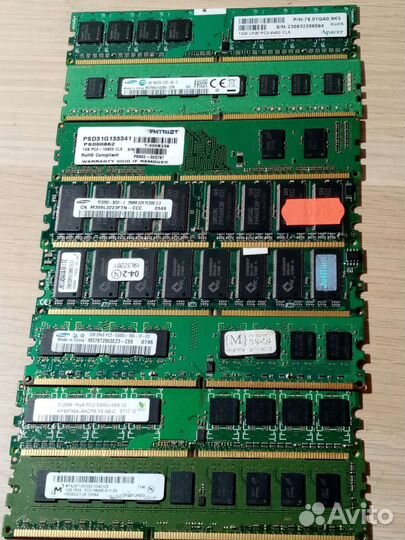 Оперативная память для пк ddr1, ddr2, ddr3, ddr4
