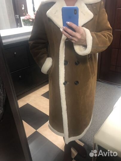 Дубленка женская 48