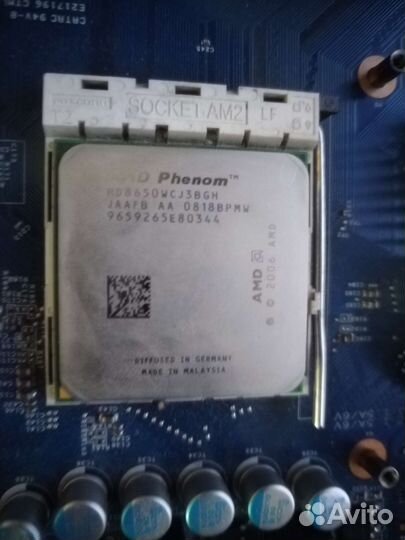 Amd Phenom X3 8650 мат. плата и видеокарта