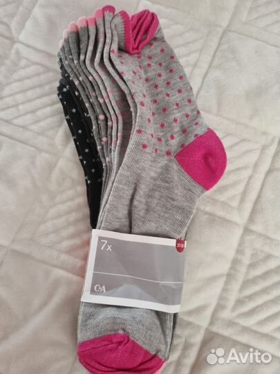Новые носки C&A/OVS на девочек 30-39р