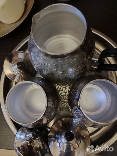 Чайный сервиз алюминиевый