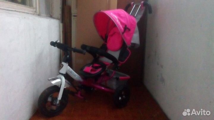 Велосипед с родит.ручкой(возможноназапчастиремонт)