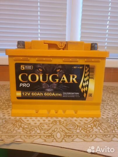 Аккумулятор автомобильный 60 Ah