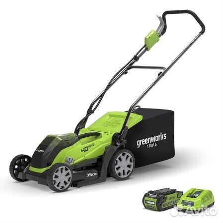 Газонокосилка greenworks G40LM35K2 40V 2501907UA