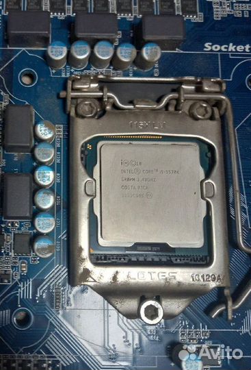 Комплект процессор i5 3570k, плата GA Z77 DS 3H RA