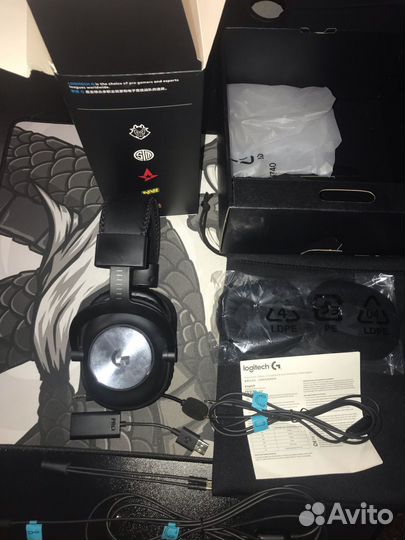 Наушники logitech g pro x