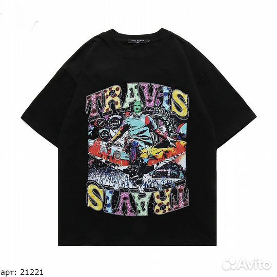 Футболка travis scott Чёрная