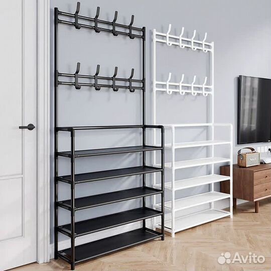 Обувница стойка вешалка полка