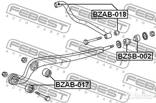 Втулка переднего рычага