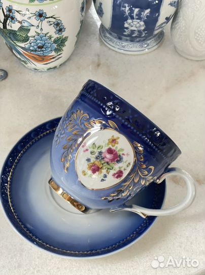Чайная пара фарфор