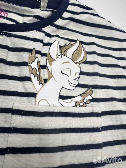 Лонгслив для девочки 128 пони