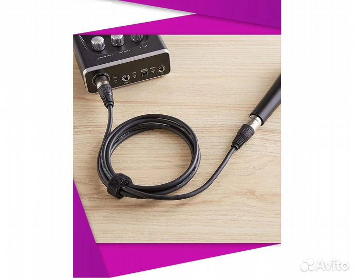 Кабель для микрофона XLR 1.5 метра новый оригинал