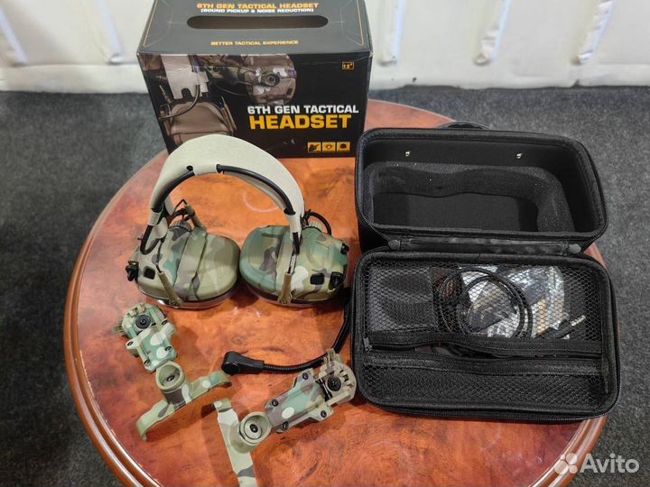 Активные наушники 6TH GEN tactical headset