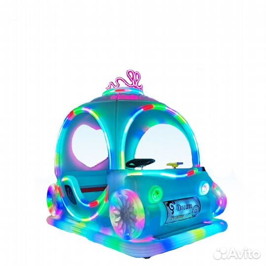 Детские светящиеся электромобили, аттракционы