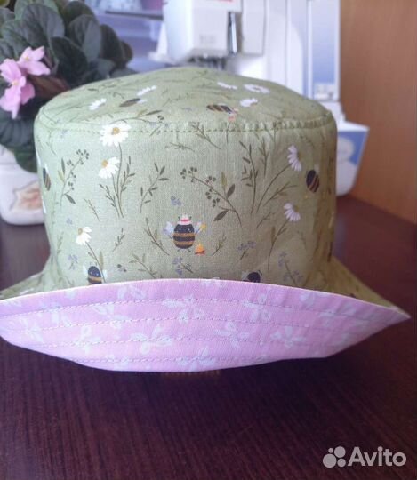 Панама для девочки Шмель и ромашки
