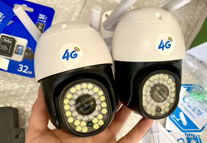 4G Камера видеонаблюдения V36 сим картой