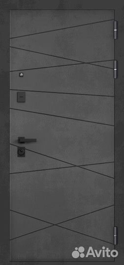 Стальная дверь с зеркалом