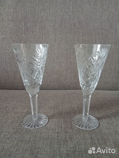 Бокалы рюмки советские хрусталь СССР