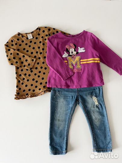 Одежда H&M на девочку 74-80