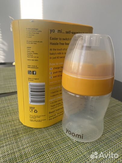 Yoomi бутылочка с подогревателем