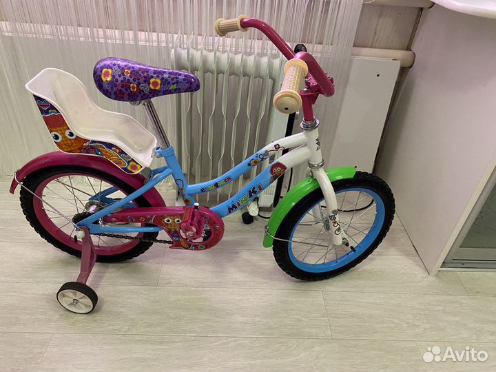 Велосипед для девочек 4-6 лет