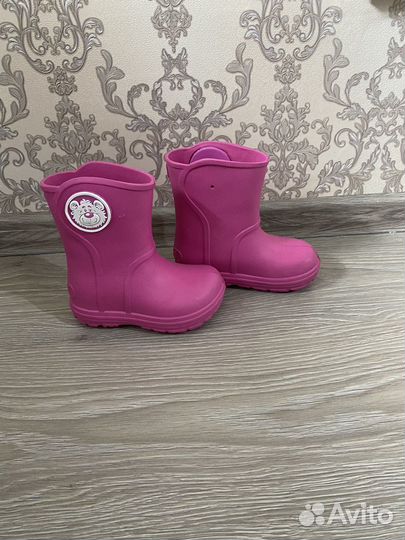 Детские резиновые сапоги