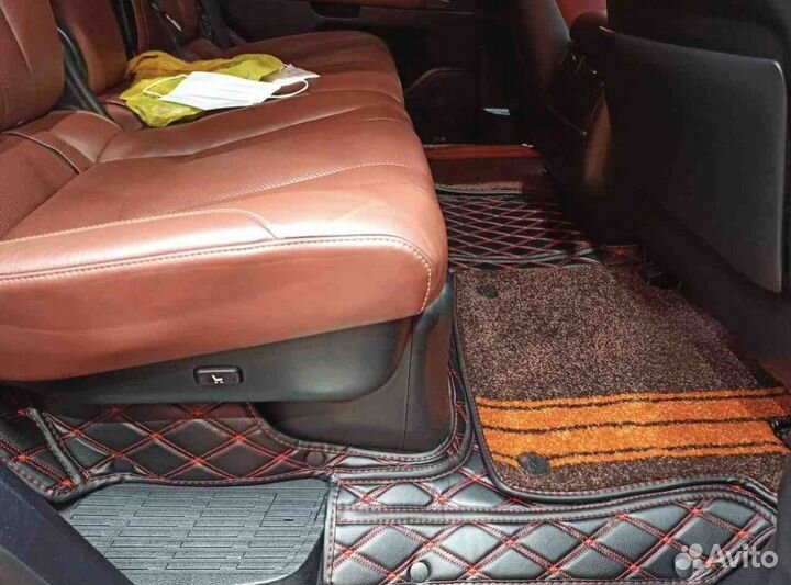 3Д коврики из экокожи lexus LX 2016 3