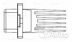 Резистор вентилятора отопителя LFR 0814 luzar