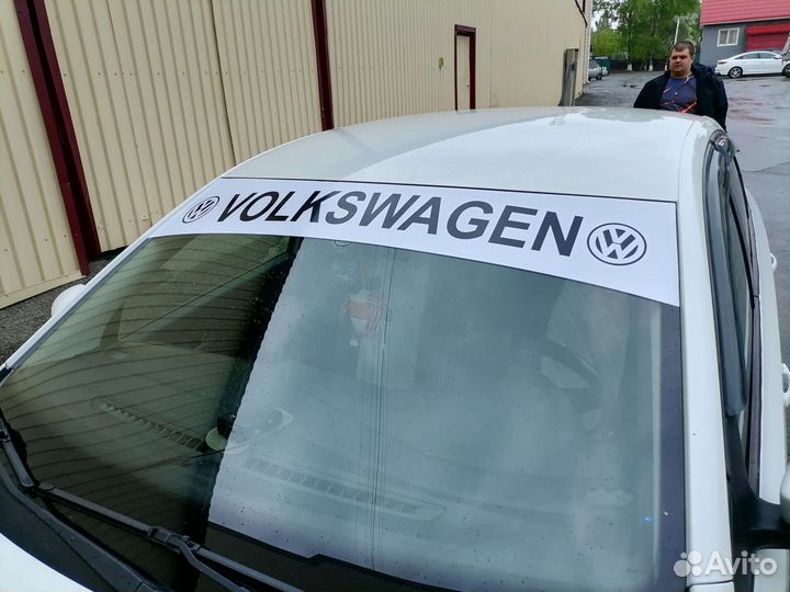 Солнцезащитная виниловая полоса на лобовое стекло