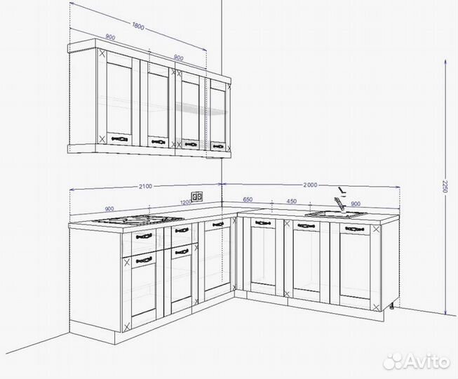 Встроенная кухня от производителя