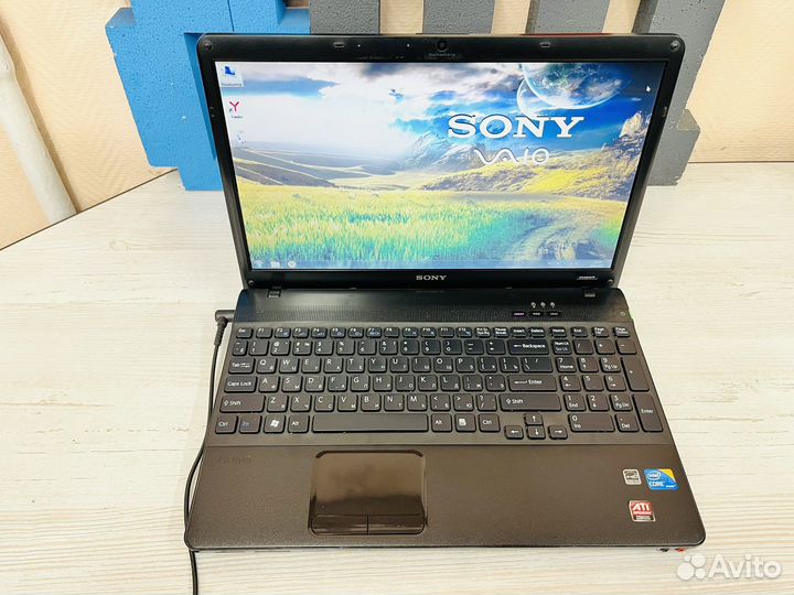 Мощный Ноутбук Vaio на core i3