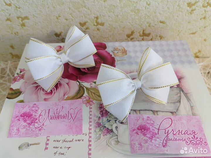 Бантики ручной работы школьные