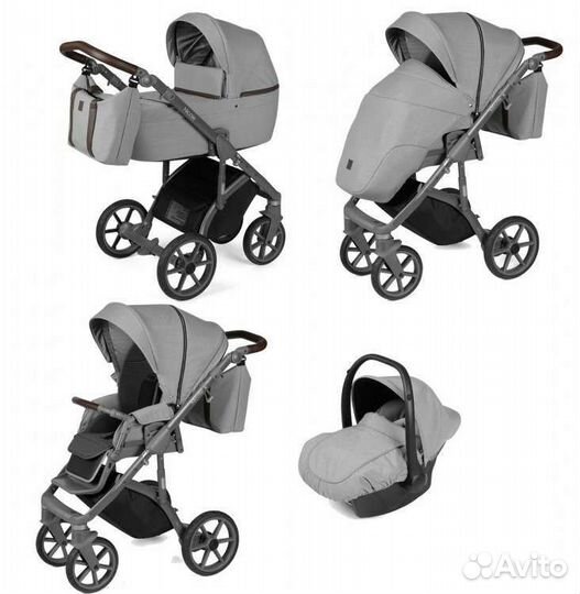 Коляска Noordline Nicole Sport 3 в 1 (Grey)