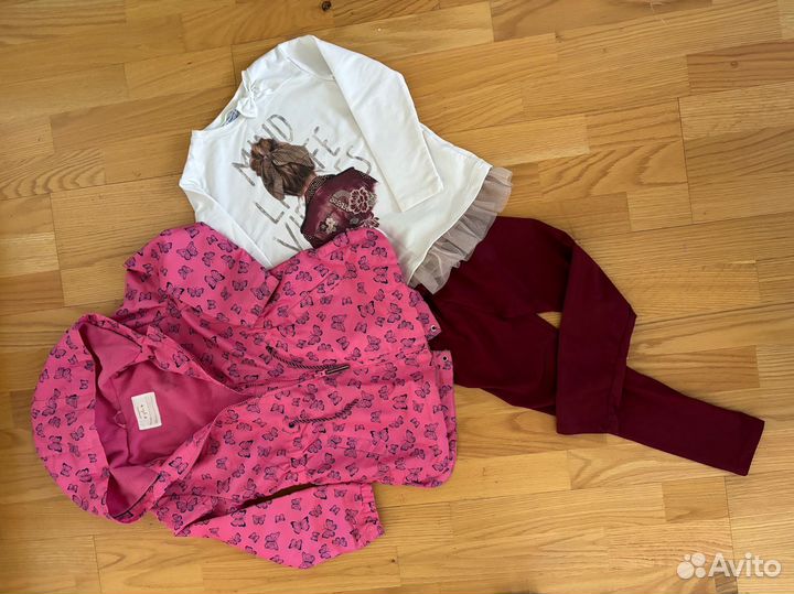 Комплект одежды на прохладную погоду 116 см